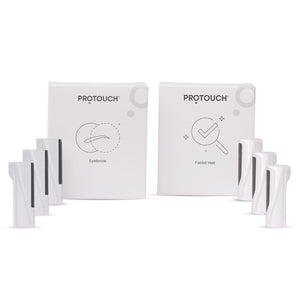 Facial Hair Removal & Eyebrow Trimming Attachments Combo - Set of 3 Tips | (Replacement Tips for our Dermaplaning Device)