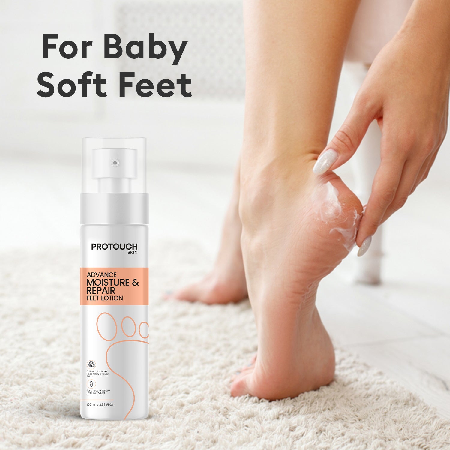 Pro Pedicure Combo | Callus Remover Spray | Feet Lotion | Instantly Smooth & Soft Feet