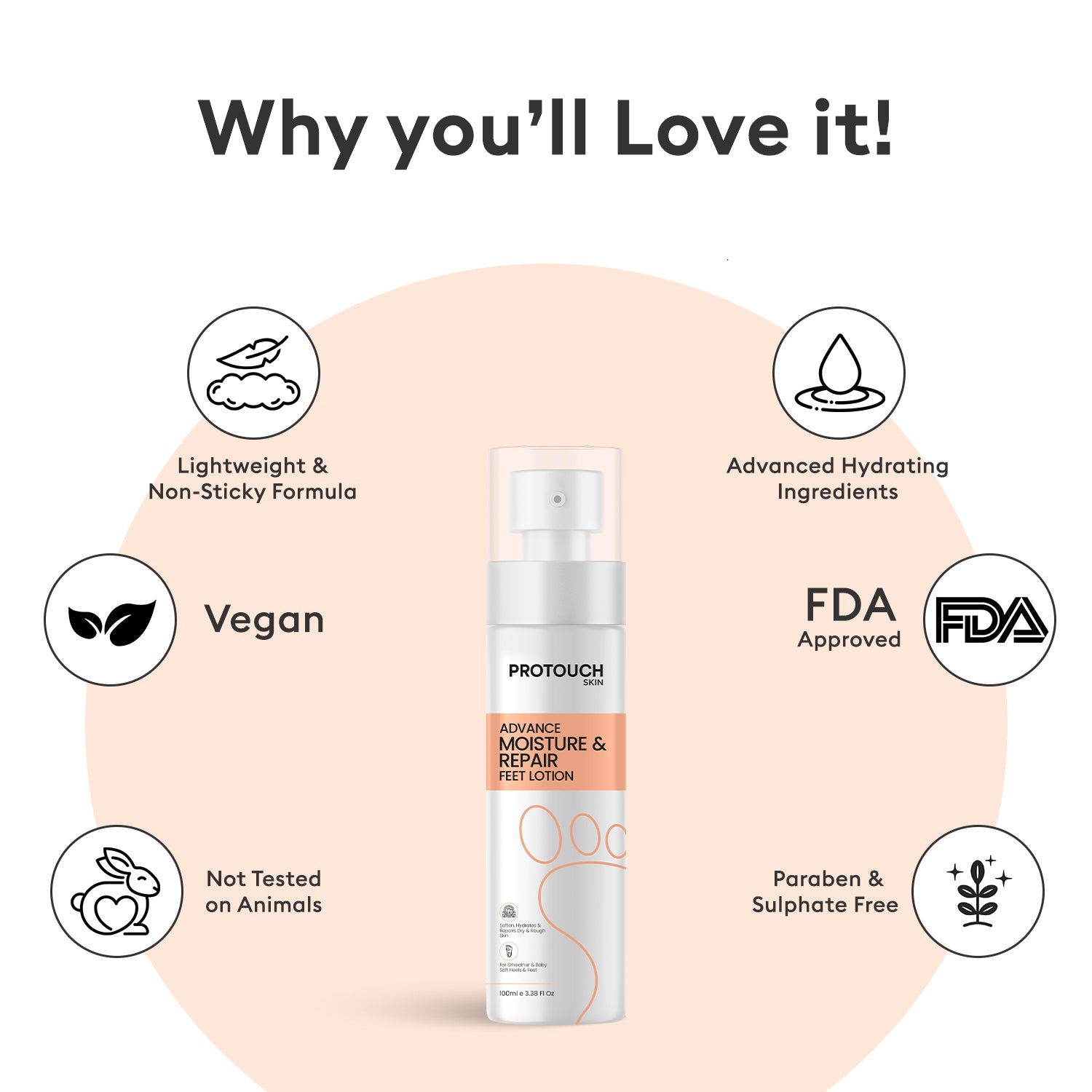 Advance Moisture & Repair Feet Lotion | Deeply Hydrating & Moisturizing