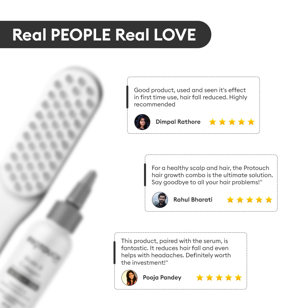Complete Hair Growth Combo | LED Comb & Hair Growth Drops