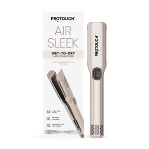 Protouch Air Sleek 2-in-1 Hair Straightener, Instant Drying, Smooth Styling, Zero Heat Damage