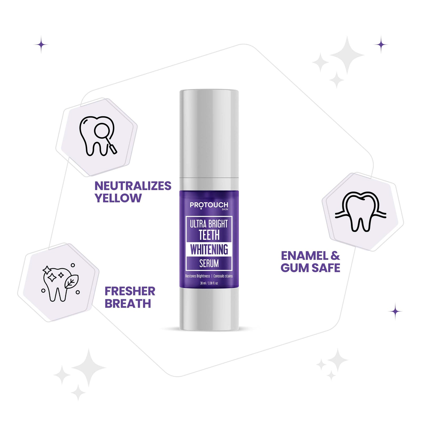 Teeth Whitening Bundle | Hi-shine Toothpaste & Purple Whitening Toothpaste for Stain Removal