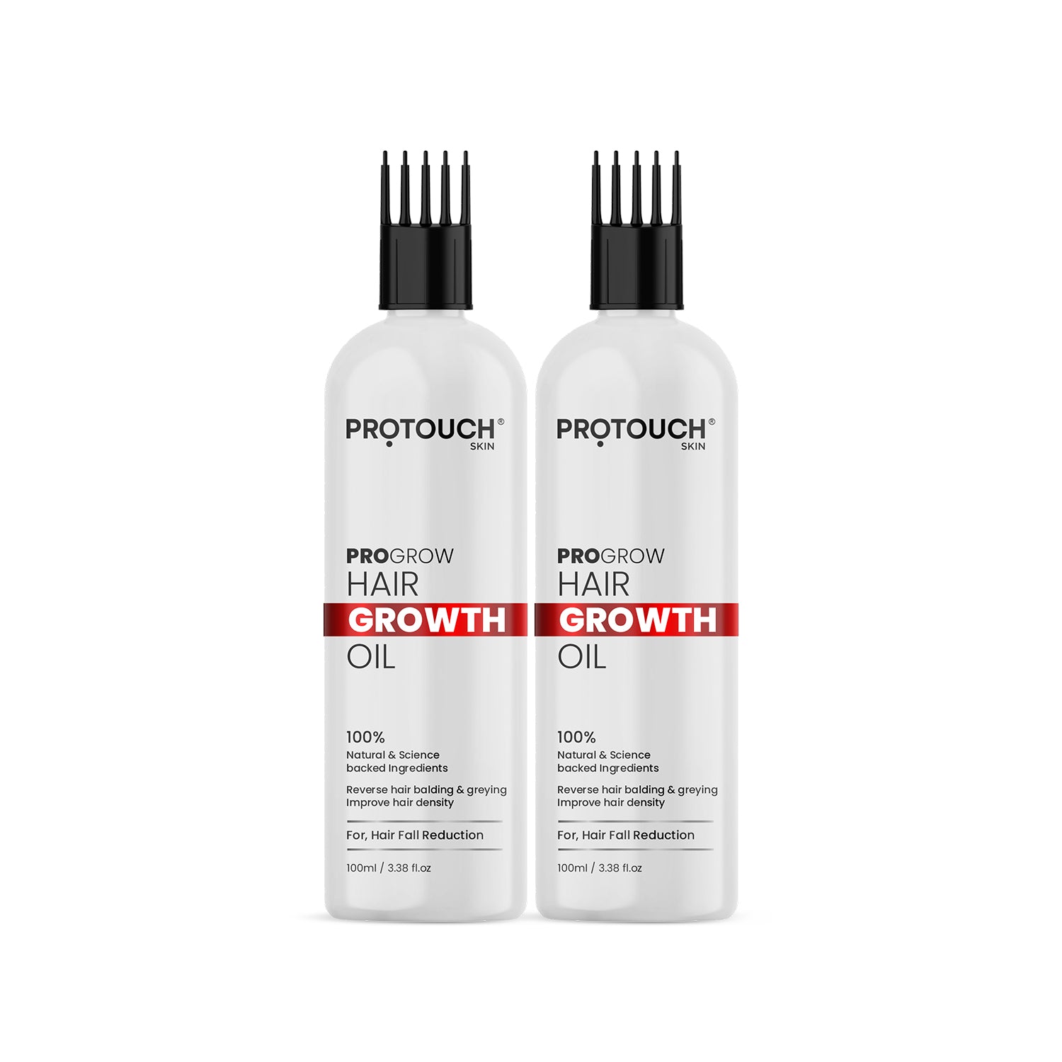 Pro-Grow Hair Growth Oil (Pack Of 2) | Goodness of 21 Cold-pressed Herbal Oils in one