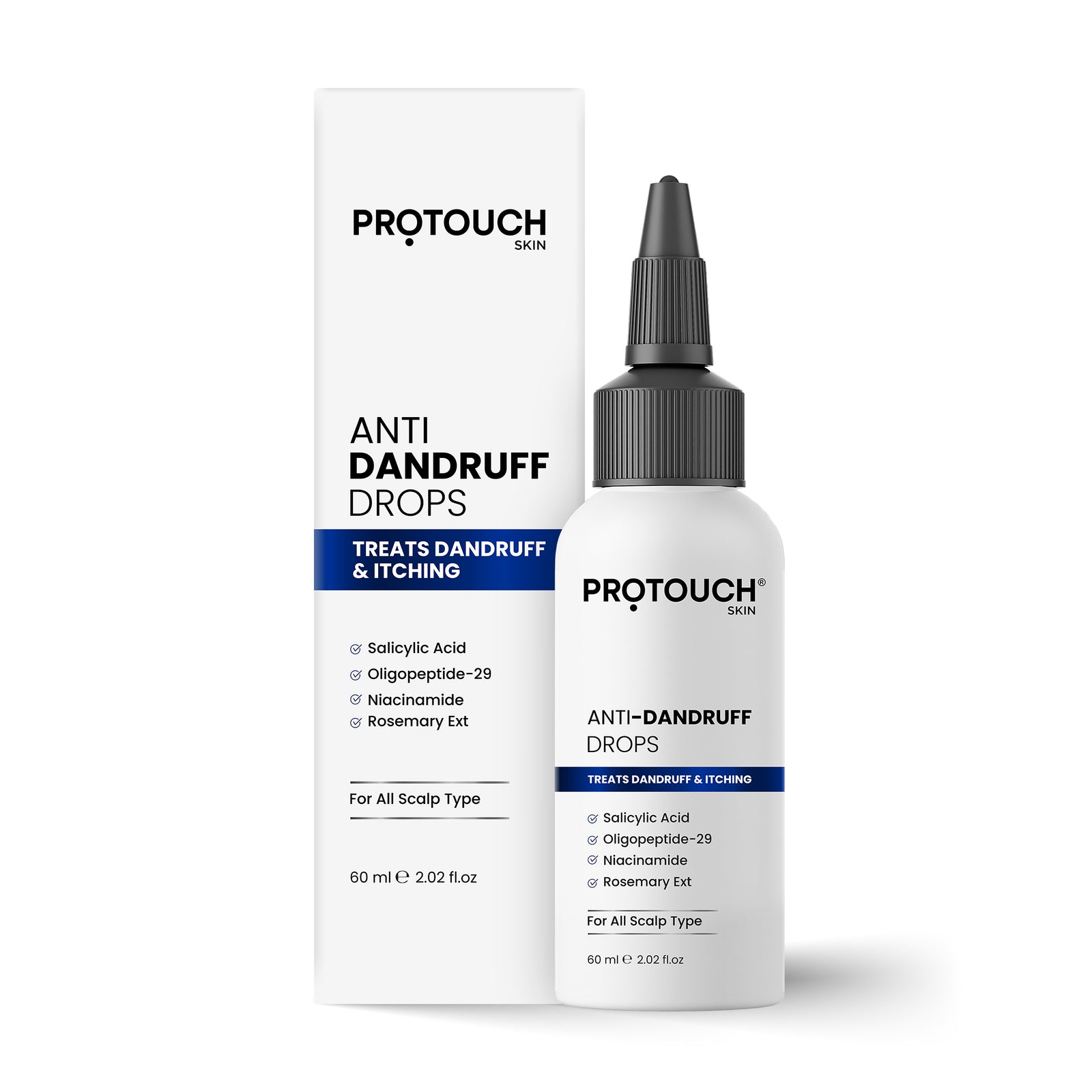 Anti Dandruff Drops with Salicylic Acid | Non Sticky | Prevents Dandruff, Itchiness & Extra Oil Without Drying