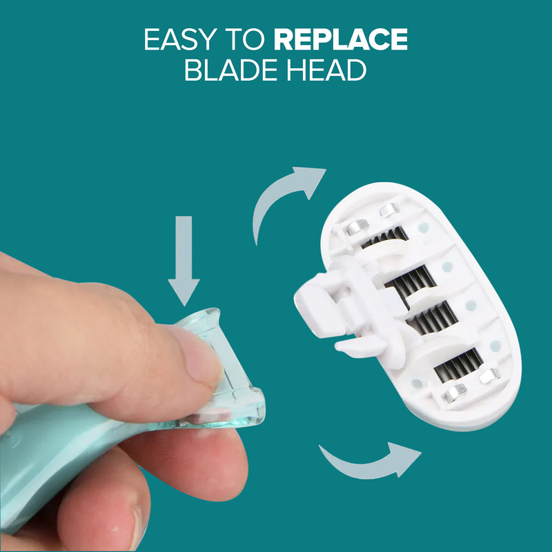 SOS Women Razor | Painless & One Stroke Hair Removal Razor | 5-Blade Technology (Pack of 2)