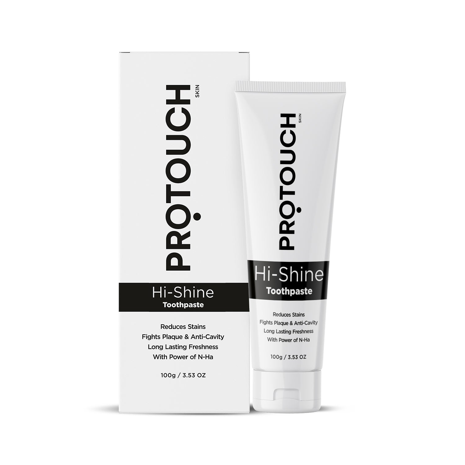 Hi-Shine Toothpaste | Whiter Teeth & Cavity Prevention with Deep Clean Charcoal