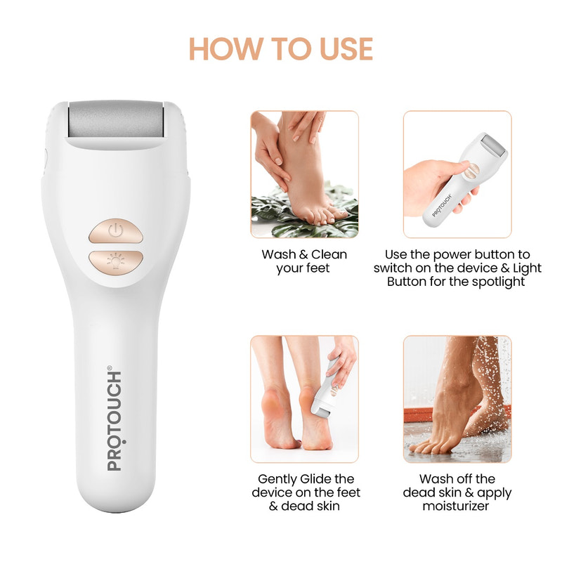 Bliss Callus Remover | Electric home pedicure device for smooth feet