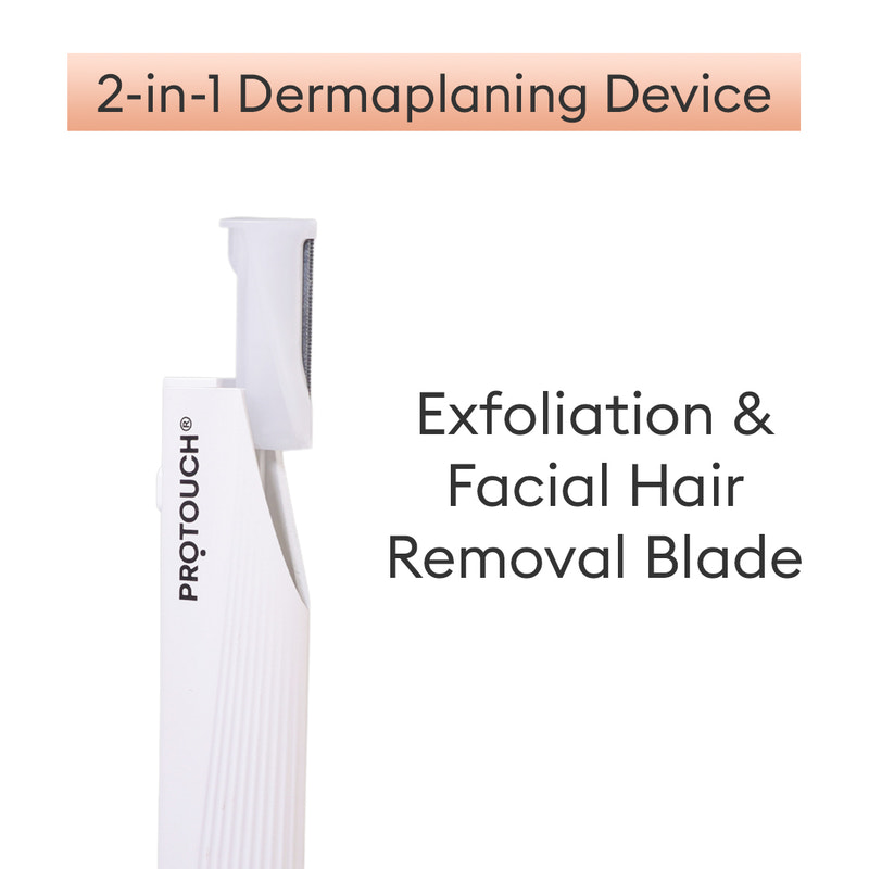 Dermaplaning Device | Electric 2 in 1 Facial Hair Removal & Eyebrow Grooming Device