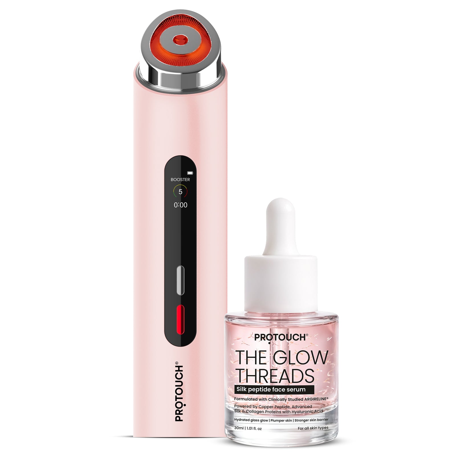 The Sculpt & Glow Kit: Glow Pro 4-in-1 Facial Toning Device + Glow Threads Serum (30ml)