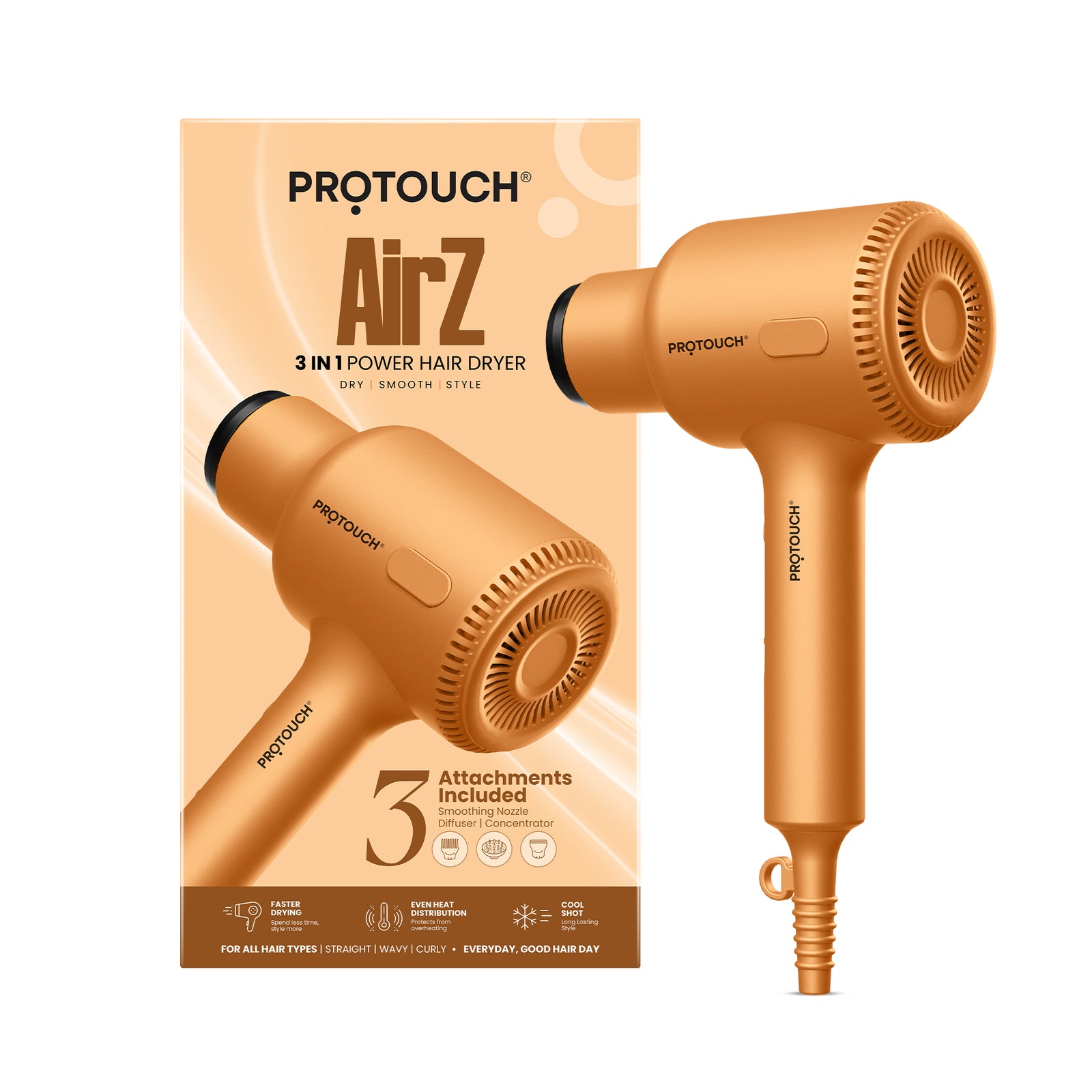 PROTOUCH AirZ 3-in-1 Power Hair Dryer