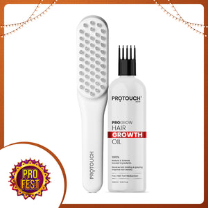 LED Hair Growth Booster combo | LED Comb & Hair Growth Oil