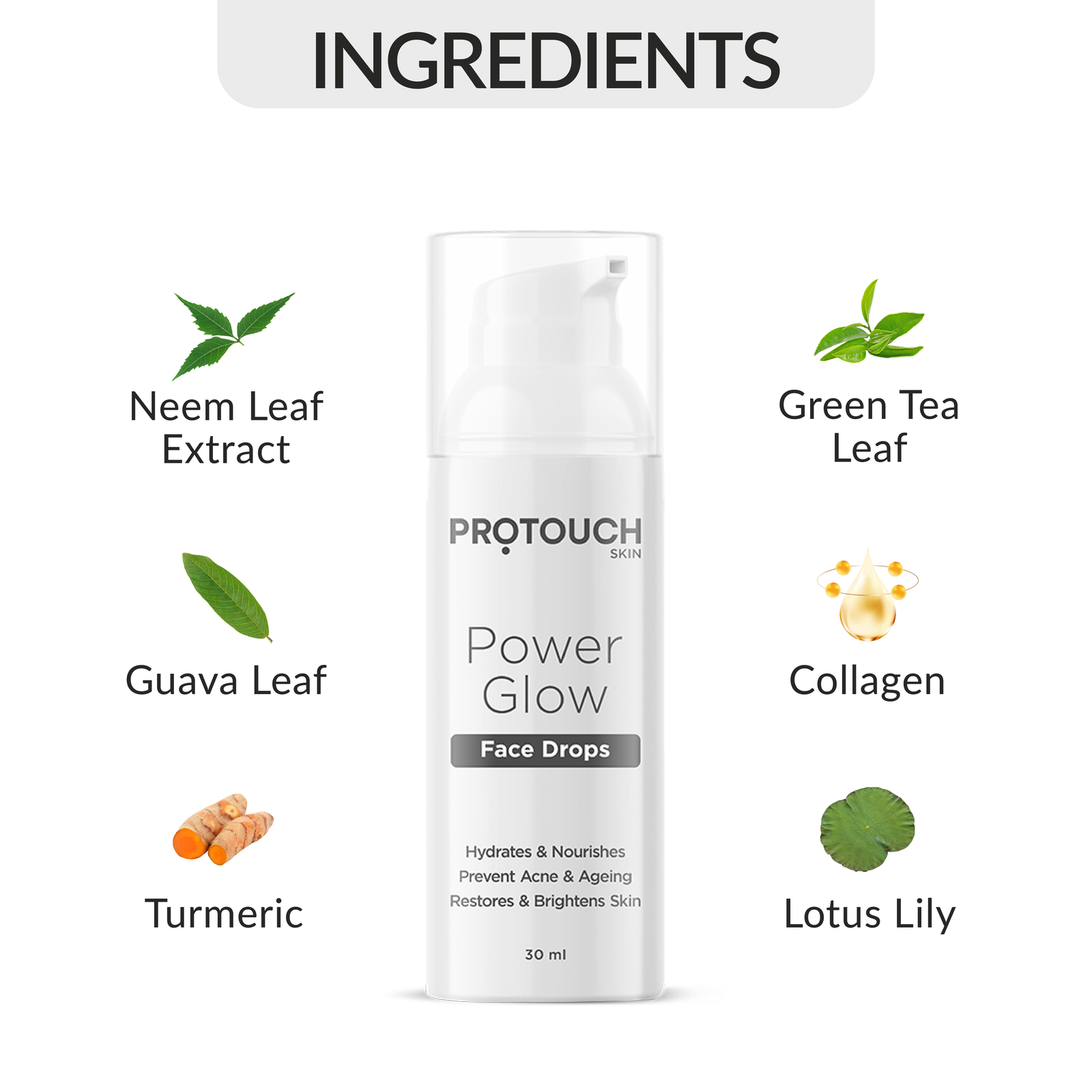 Power Glow Face Drops | Deeply hydrating face moisturizer