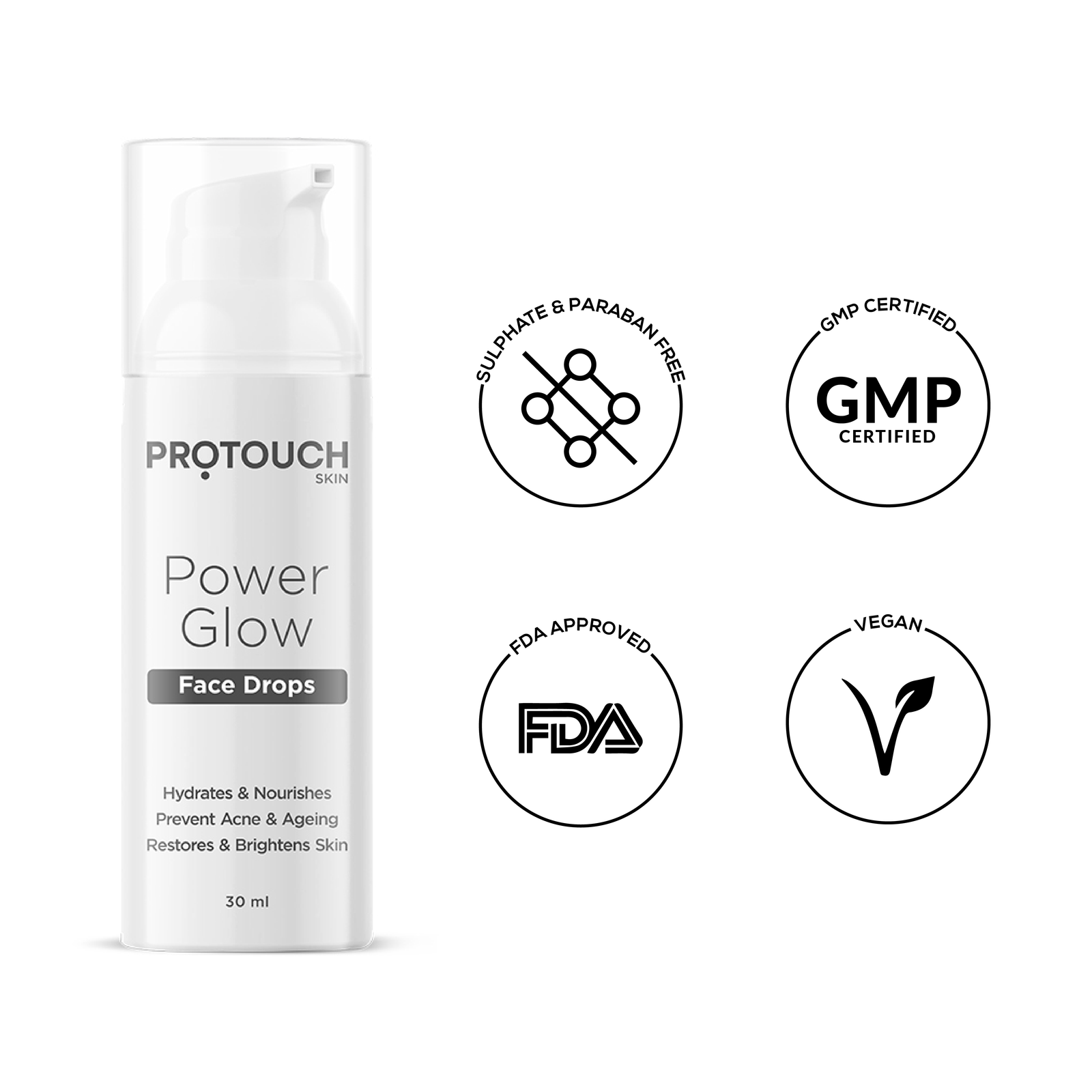 Power Glow Face Drops | Deeply hydrating face moisturizer