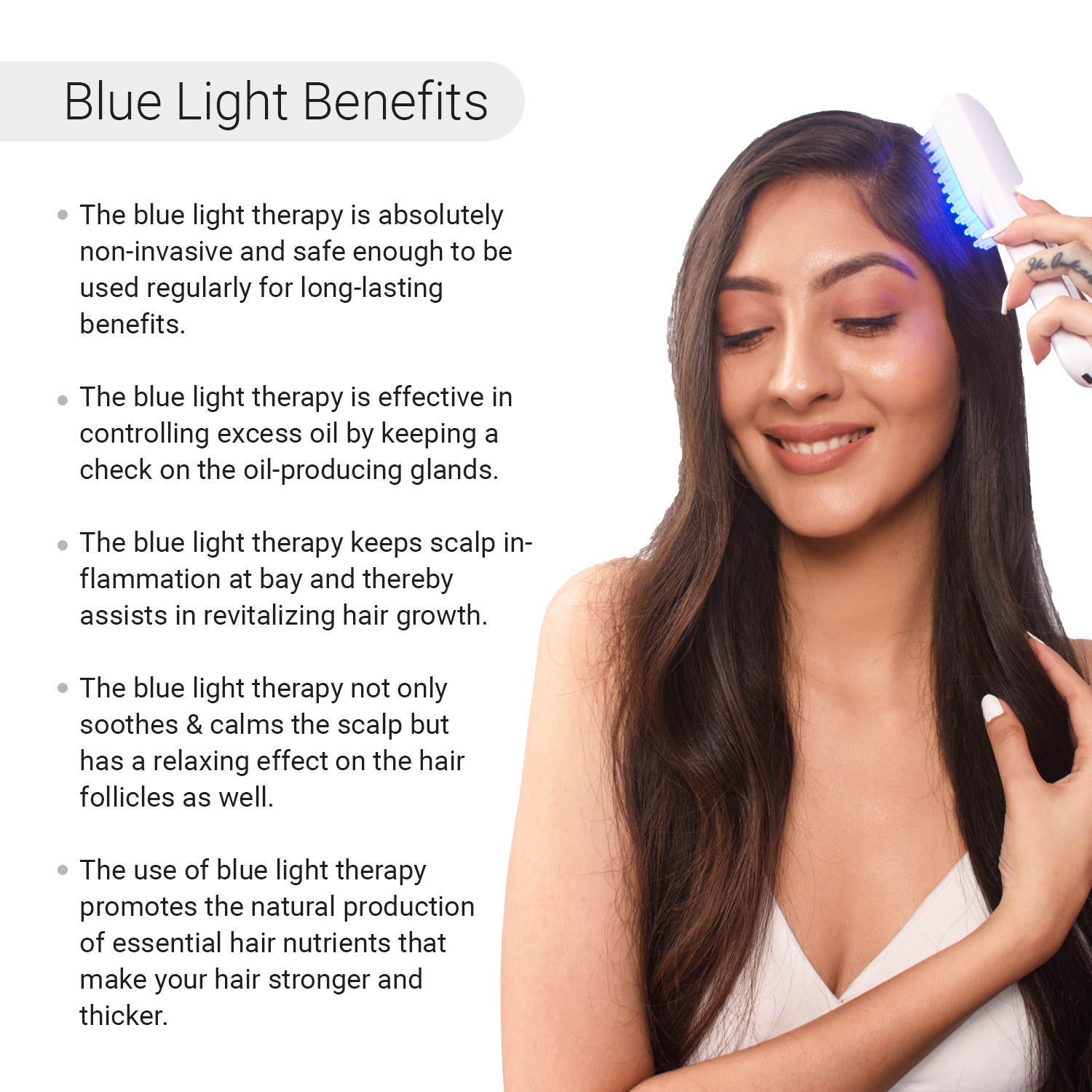 Hair Growth Experts Trio | Ultra concentrated serum, Cold pressed oils & LED Therapy Comb