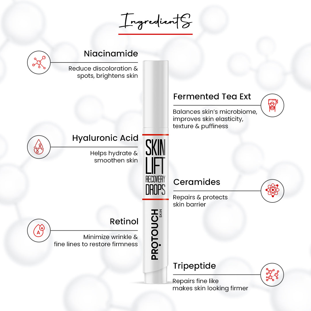 Skin Lift Recovery Drops | Infused with Retinol & Korean Kombucha