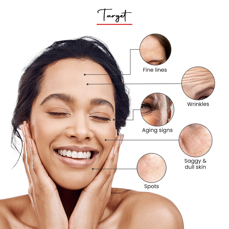 Skin Lift Combo | Skin Lift Recovery Drops & LED Face Massager For Youthful Skin