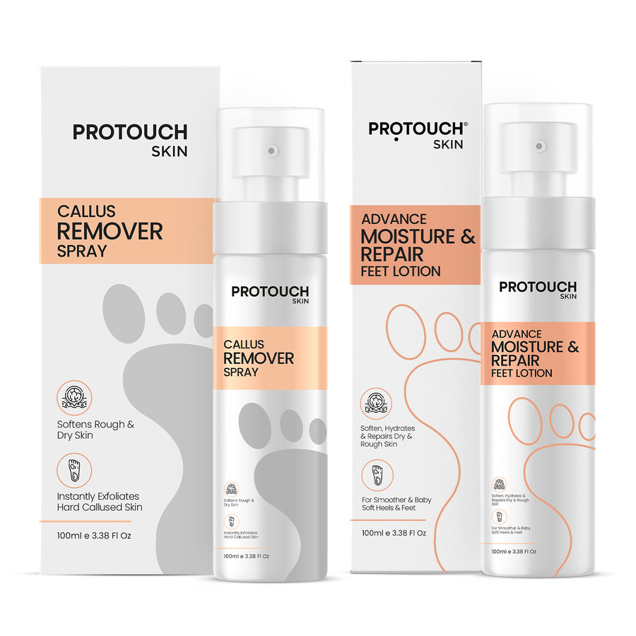 Pro Pedicure Combo | Callus Remover Spray | Feet Lotion | Instantly Smooth & Soft Feet
