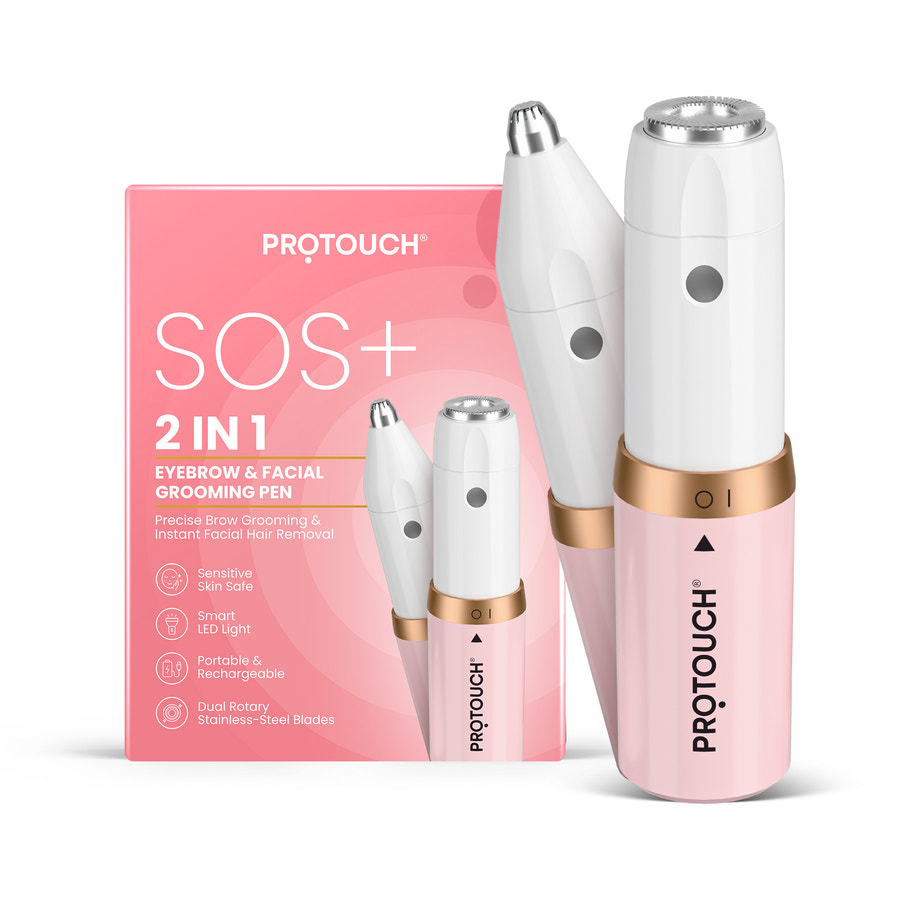 PROTOUCH SOS+ 2-in-1 Eyebrow & Facial Grooming Pen