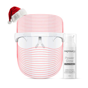 Glow Getter Combo | Power Glow Drops & LED Face Mask For Glowing Skin