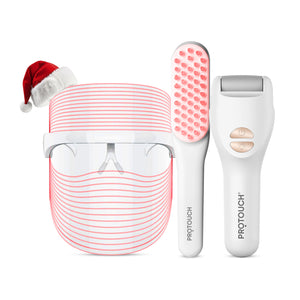 Head to Toe Combo (Callus Remover Device + LED Therapy Comb+ LED Face Mask)