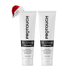 Hi-Shine Toothpaste (Pack of 2) | Whiter Teeth & Cavity Prevention with Deep Clean Charcoal