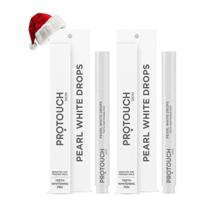 Pearl White Drops (Pack of 2) | Enamel Safe Teeth Whitening Gel with Pen Applicator
