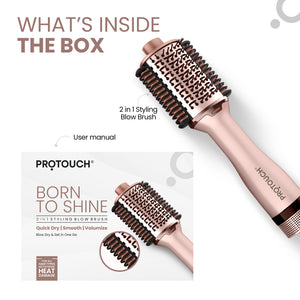 Protouch Shine & Save Combo - Born to shine & Hair comb