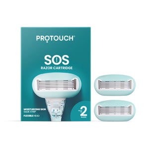 SOS Razor Cartridge | Painless & One Stroke Hair Removal Razor | 5-Blade Technology