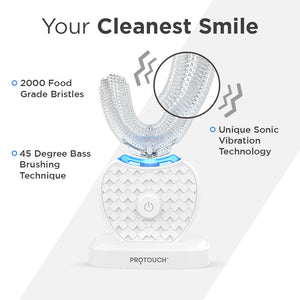 Brushing Duo - Ultrasonic Gum Massager + Hi-Shine Toothpaste