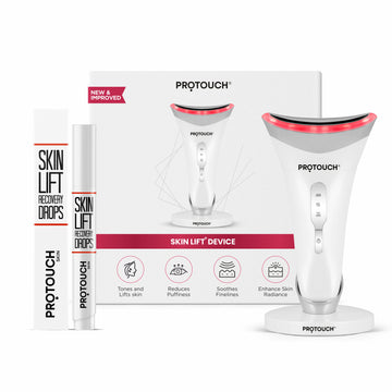 PROTOUCH Skin Lift Combo | Skin lift Device New and Improved & Recovery Drops | Anti ageing, Bright & Firm Younger Looking Skin