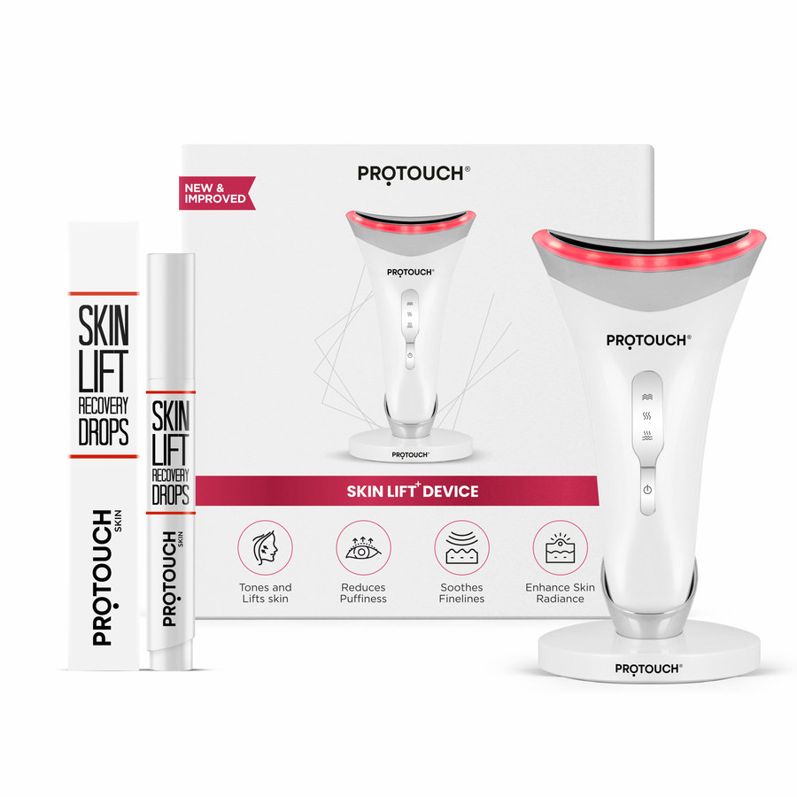 PROTOUCH Skin Lift Combo | Skin lift Device New and Improved & Recovery Drops | Anti ageing, Bright & Firm Younger Looking Skin