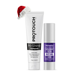 Teeth Whitening Bundle | Hi-shine Toothpaste & Purple Whitening Toothpaste for Stain Removal