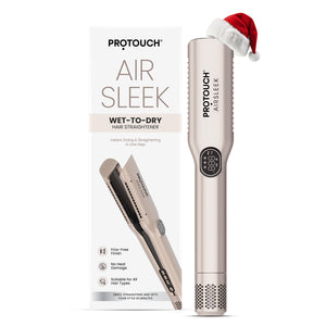 Protouch Air Sleek 2-in-1 Hair Straightener, Instant Drying, Smooth Styling, Zero Heat Damage