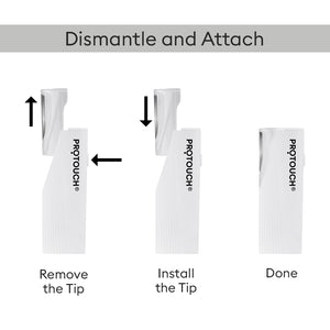 Protouch Dermaplaning facial hair removal attachments