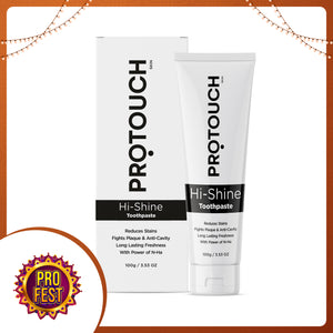 Hi-Shine Toothpaste | Whiter Teeth & Cavity Prevention with Deep Clean Charcoal