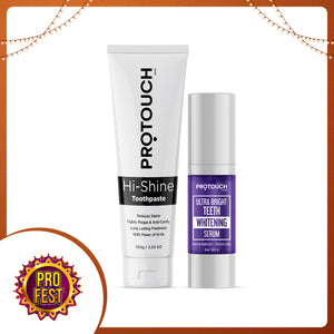 Teeth Whitening Bundle | Hi-shine Toothpaste & Purple Whitening Toothpaste for Stain Removal