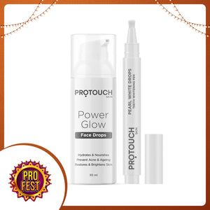Pro-Essential Morning Combo | Power Glow Drops & Pearl White Drops for Bright Face and Bright Smile