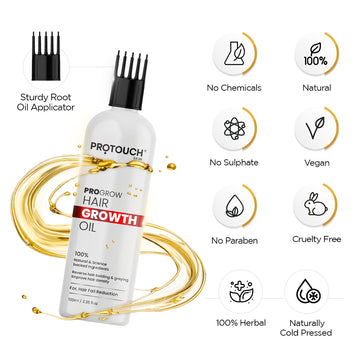 Pro-Grow Hair Growth Oil | Goodness of 21 Cold-pressed Herbal Oils in one